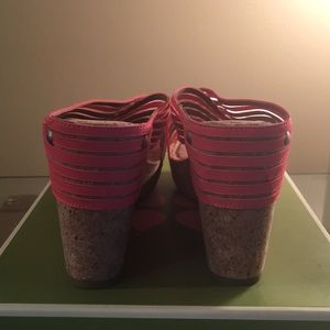 Lucky Brand Shoes - Lucky Brand Pink Wedges sz 9.5 Lucky Brand Shoes - Lucky Brand Pink Wedges sz 9.5